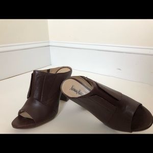 Neiman Marcus Brown Mule PERFECT CONDITION!!